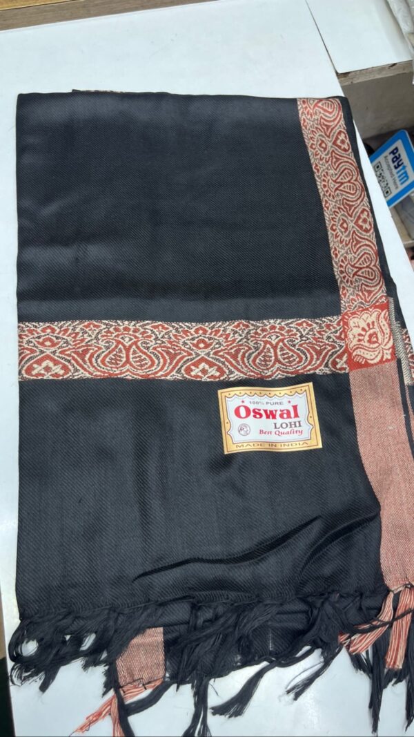 Black Karbalai Shawl